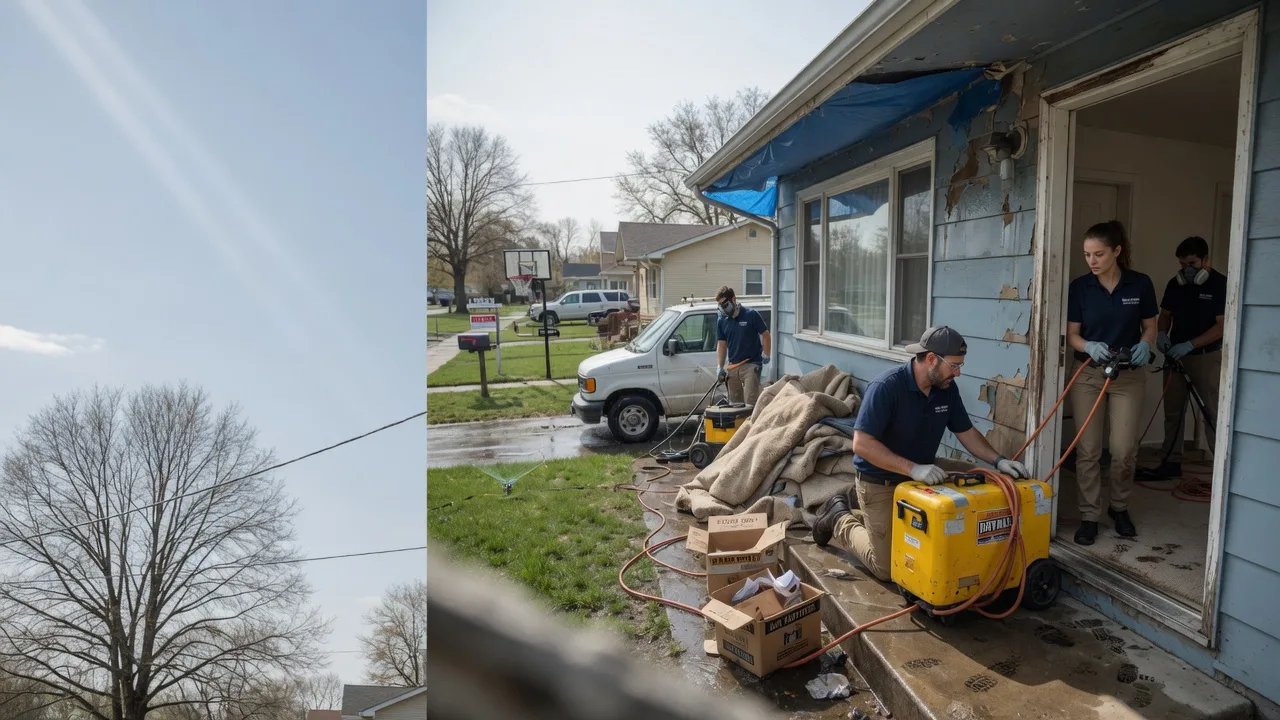 Basement Flood Cleanup in Sweetser, IN near me